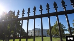 La Casa Blanca, desde el pórtico norte.